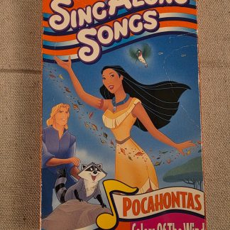 Disney Sing Along Songs Pocahontas Colors of the Wind VHS Tape