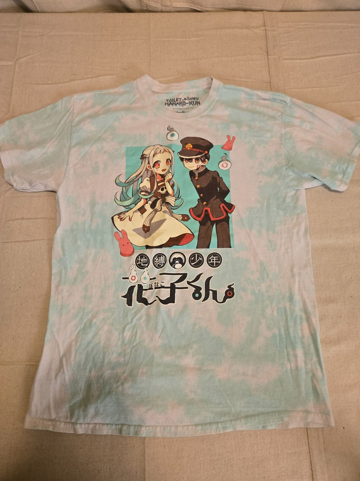 Toilet-Bound Hanako-Kun Anime Graphic T-Shirt Large Tie Dye