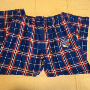 Gurgel's Sport New York Rangers Plaid Pajama Pants Men's Large Blue Red