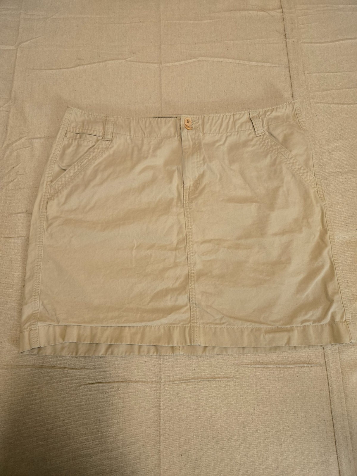 Tommy Hilfiger Khaki Skirt Women's Size 16 Cotton