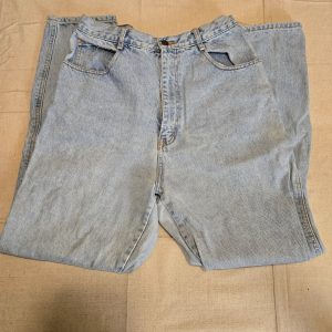 Sostanza Women's Light Wash Denim Jeans Size 13/14 Vintage 90s