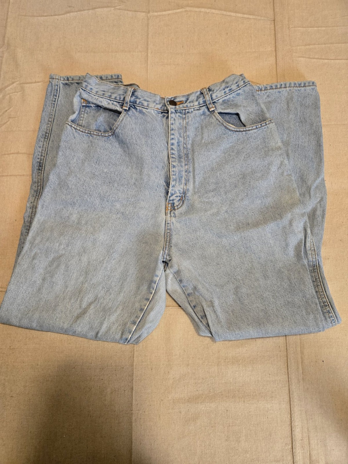 Sostanza Women's Light Wash Denim Jeans Size 13/14 Vintage 90s