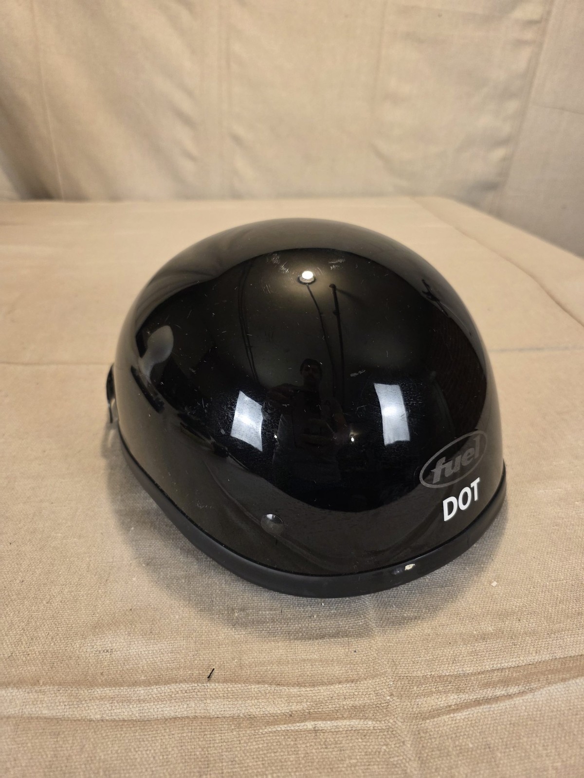 Fuel HH Motorcycle Half Helmet DOT Black XL
