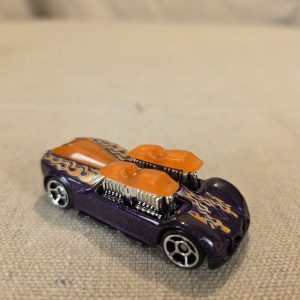 Mattel Hot Wheels 2006 McDonald's Purple Orange Race Car Toy