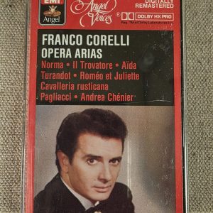 Franco Corelli Opera Arias Cassette Tape EMI Angel Voices Dolby HX Pro