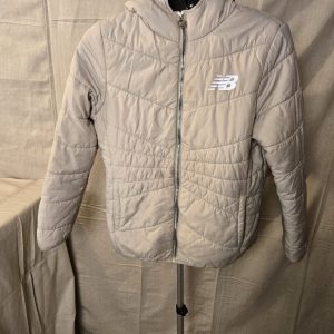 New Balance Puffer Jacket Hooded Medium Beige