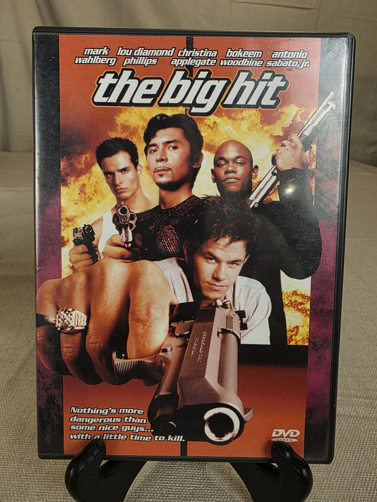 The Big Hit DVD 1998 Mark Wahlberg Lou Diamond Phillips Action Comedy