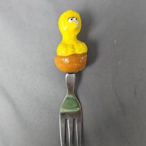 Sesame Street 1980s Toddler Fork Big Bird