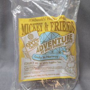 McDonald's Happy Meal Toys 1993 Mickey & Friends Epcot Center Goofy in Norway