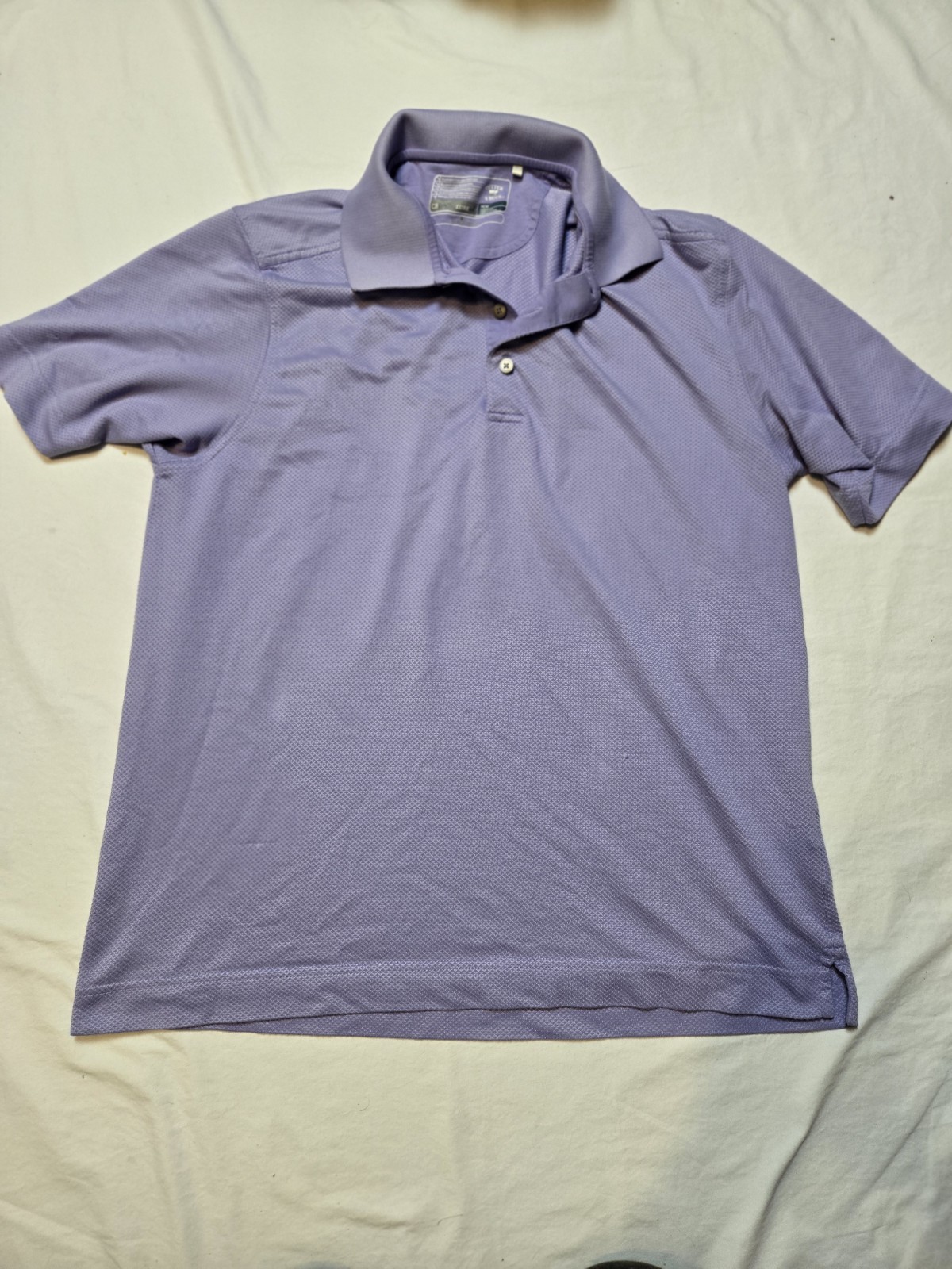Cutter & Buck Shirt Men’s M Short Sleeve Purple Polo Drytecluxe