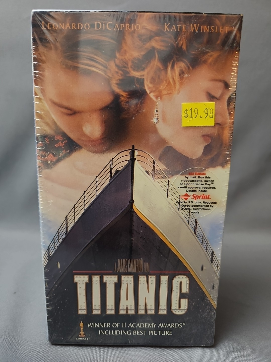 TITANIC VHS TAPE BOX SET FACTORY SEALED NEW IN PKG VINTAGE 1997