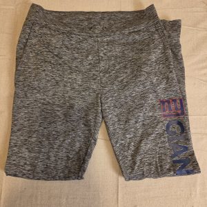 NFL Giants Women's Athletic Jogger Pants Gray Size Small