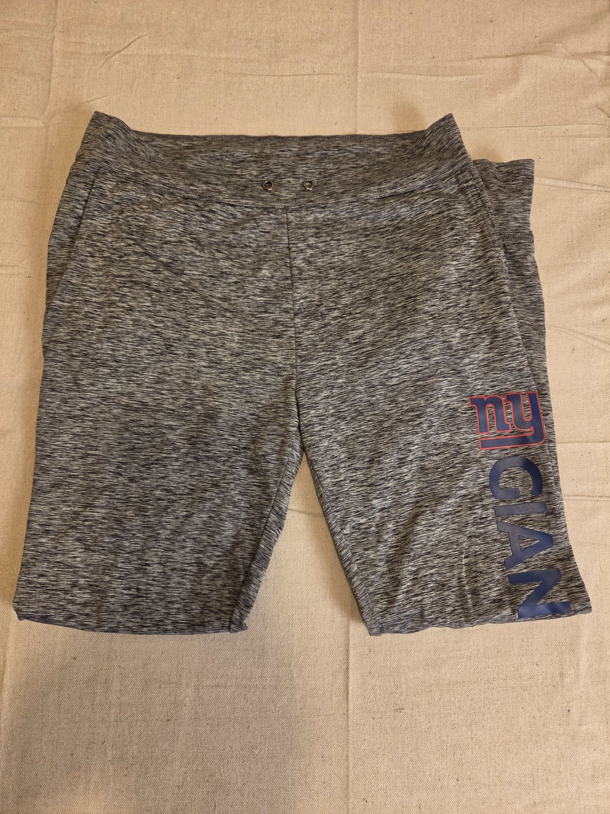 NFL Giants Women's Athletic Jogger Pants Gray Size Small