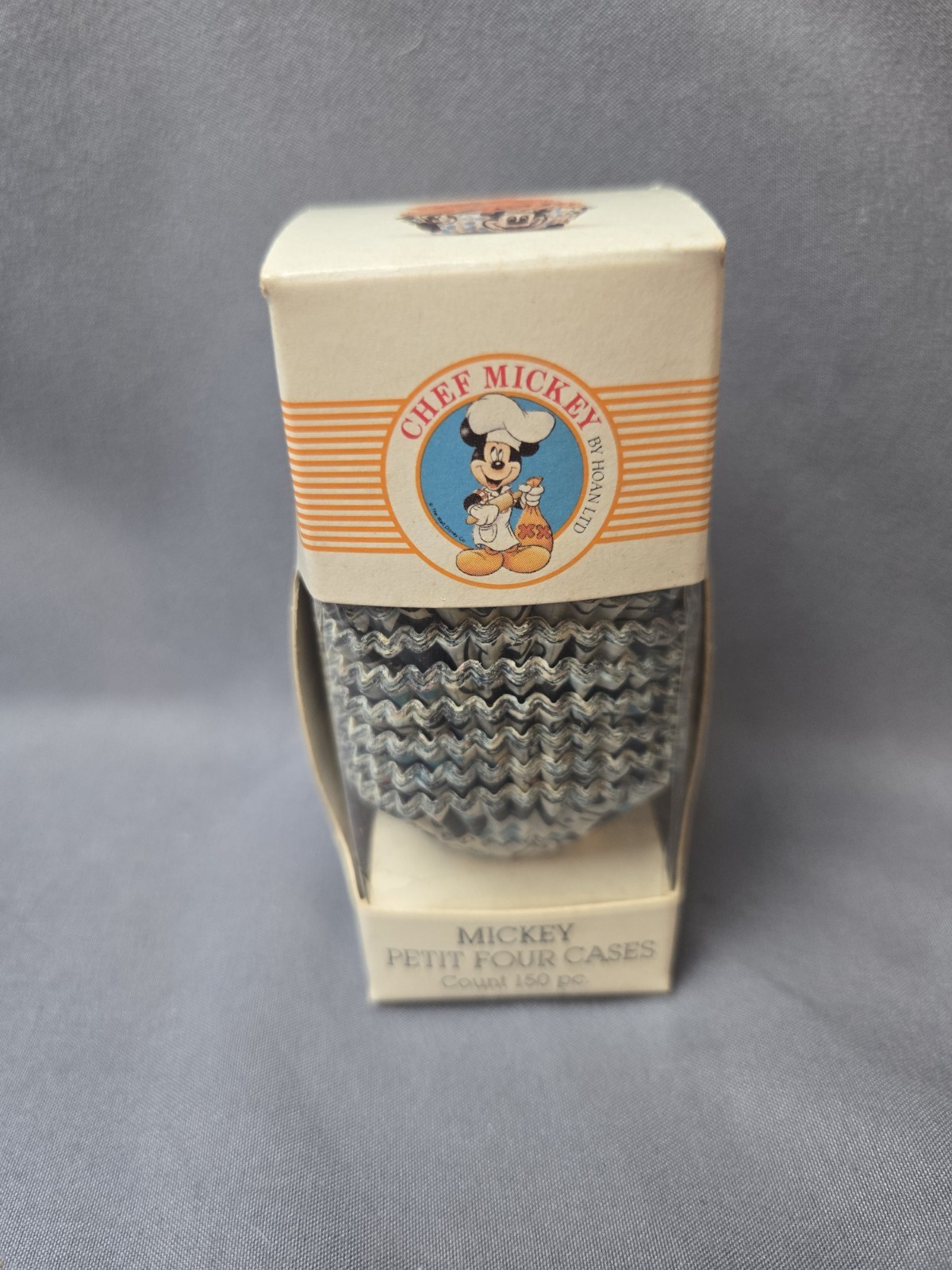Vintage Disney Chef Mickey Mouse by Hoan  Petit Four Cases Mini Cupcake Liners