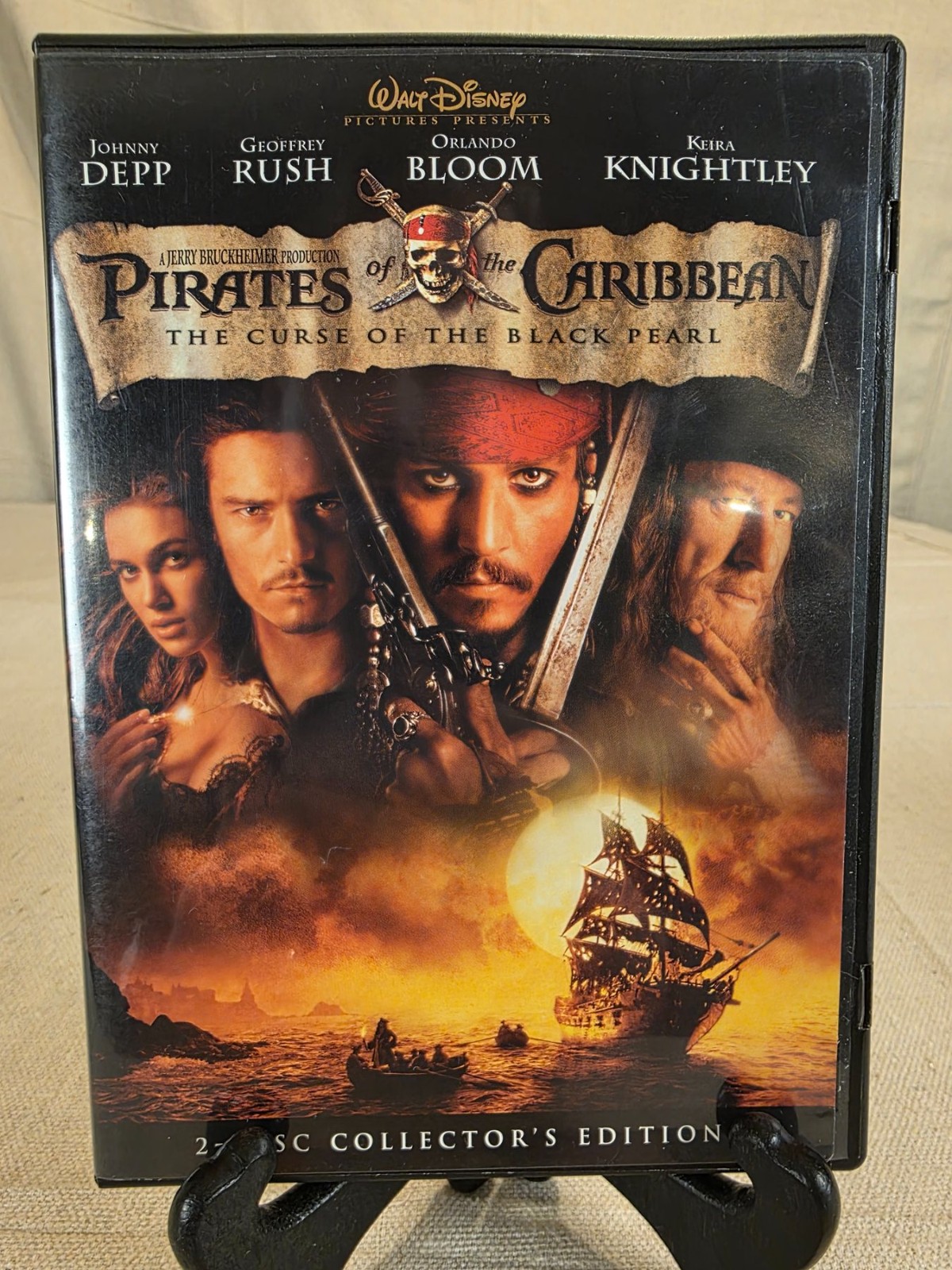 Pirates of the Caribbean The Curse of the Black Pearl 2-Disc DVD Collector's Edi
