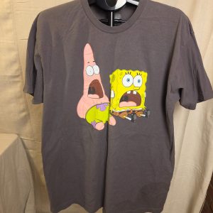 Nickelodeon SpongeBob SquarePants Patrick Graphic T-Shirt Men's XXL Gray