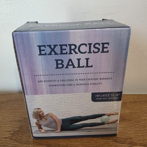 Yoga Ball Inflatable mini workout exercise inflates to 14" new (no pump)
