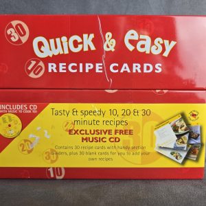 Quick & Easy Recipe Cards: Tasty & Speedy 10, 20, & 30 Minute Recipes with Music