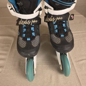 K2 Alexis Pro 84W Inline Skates Women's Size 7 Black Blue