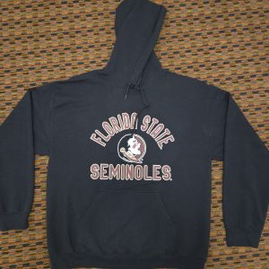 Florida State Seminoles Hoodie Gildan Heavy Blend Black Pullover Hooded...