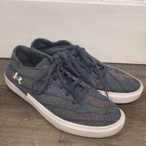 Under Armour Kickit2 Youth 4Y Black Multicolor Word Mark Sneakers