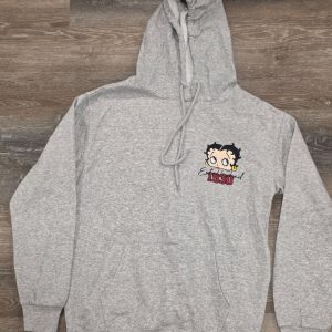 Betty Boop Established 1930 Pullover Hoodie Women's S Heather Gray