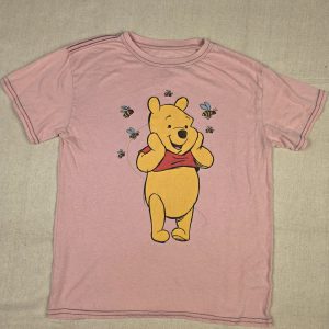 Disney Winnie the Pooh Bees Graphic T-Shirt Youth M 7-9 Pink