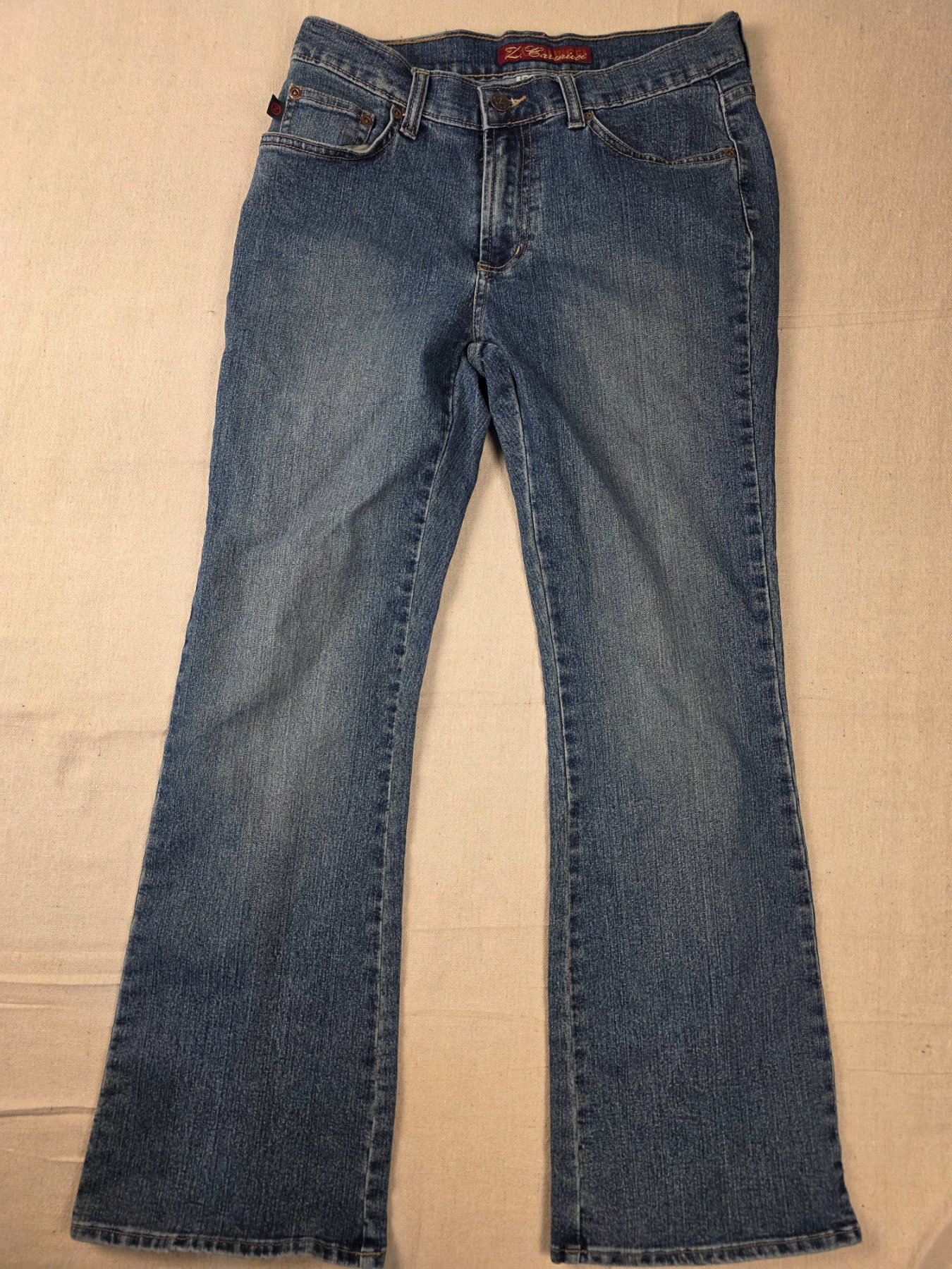 Z. Cavaricci Bootcut Jeans Women's Size 6 Blue Stretch Denim