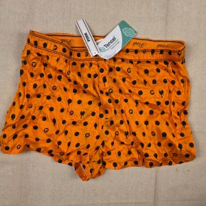 PINK Victoria's Secret Tencel Sleep Shorts Women's S Orange Black Halloween