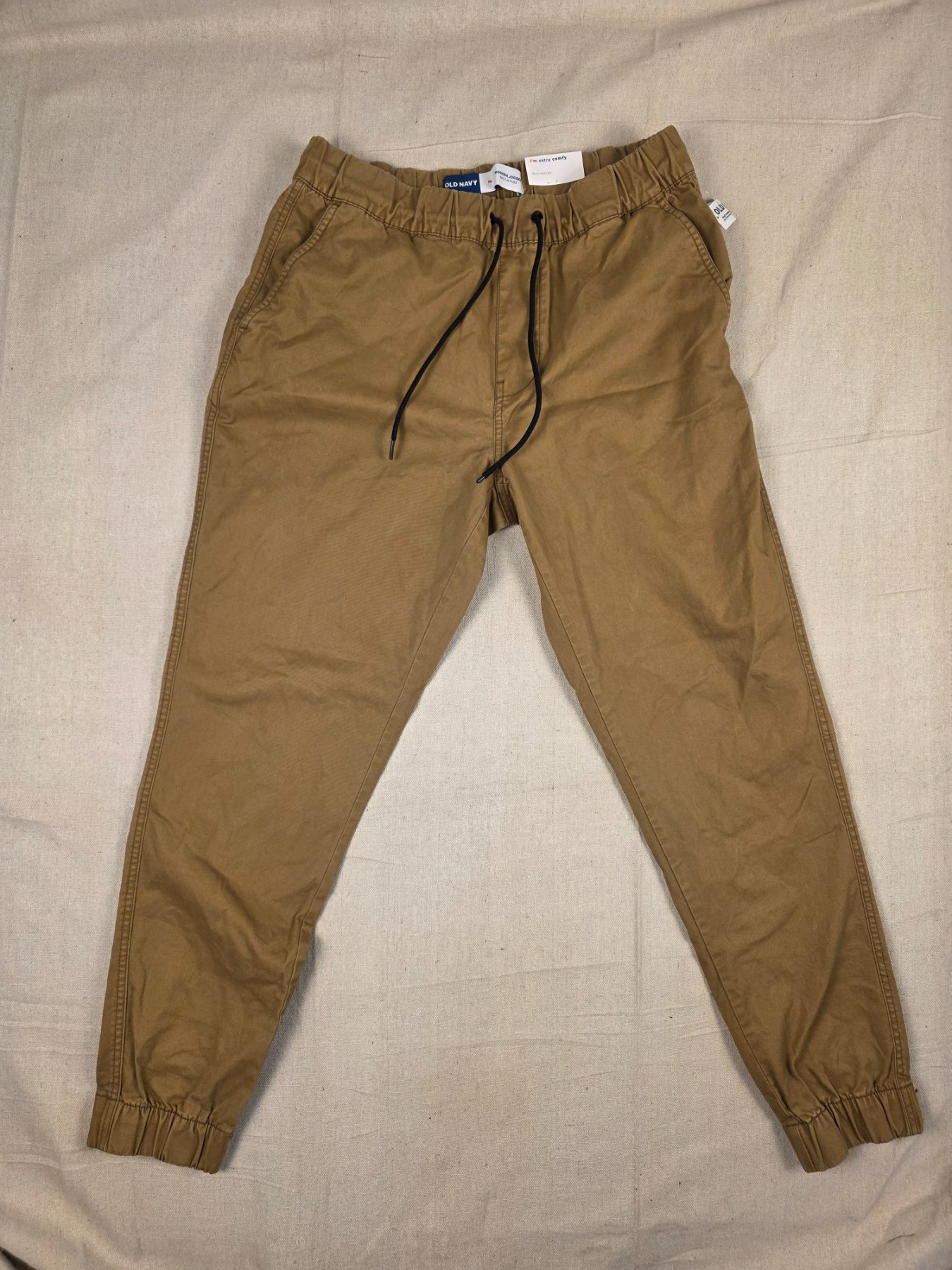 Old Navy Modern Jogger Built-In Flex Men's M Khaki Pants