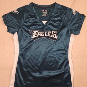NFL Team Apparel Philadelphia Eagles Women's Rhinestone Jersey M Green