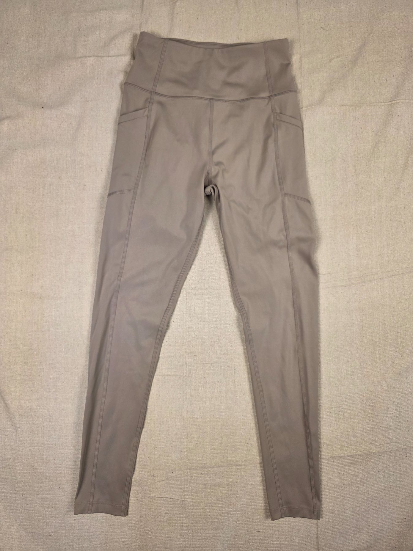 Calvin Klein Performance High Rise Pocket Leggings Women's S Taupe