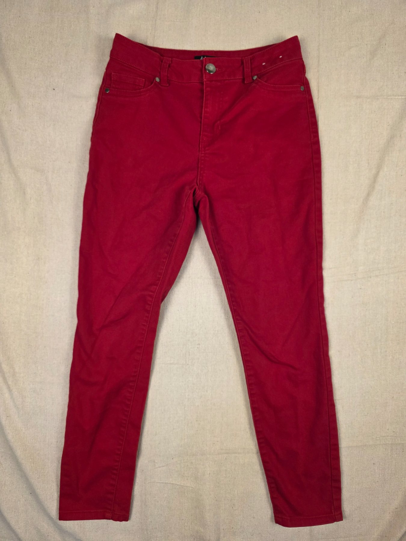 d.jeans Women's Skinny Stretch Jeans Size 4 Red