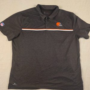 Nike Dri-FIT Cleveland Browns NFL On Field Men's L Brown Polo Shirt