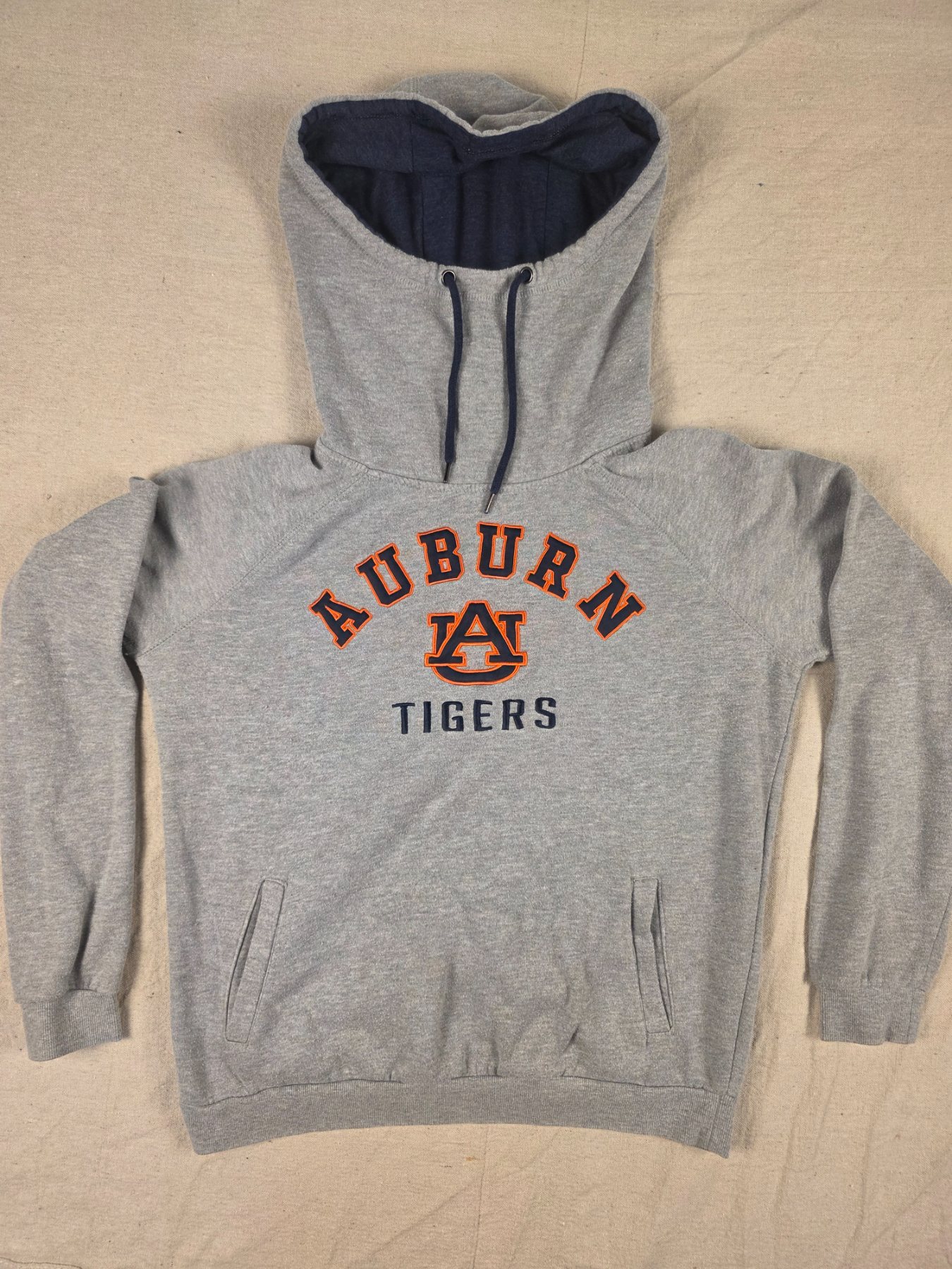 Colosseum Auburn Tigers Hoodie Women's L Gray Embroidered NCAA