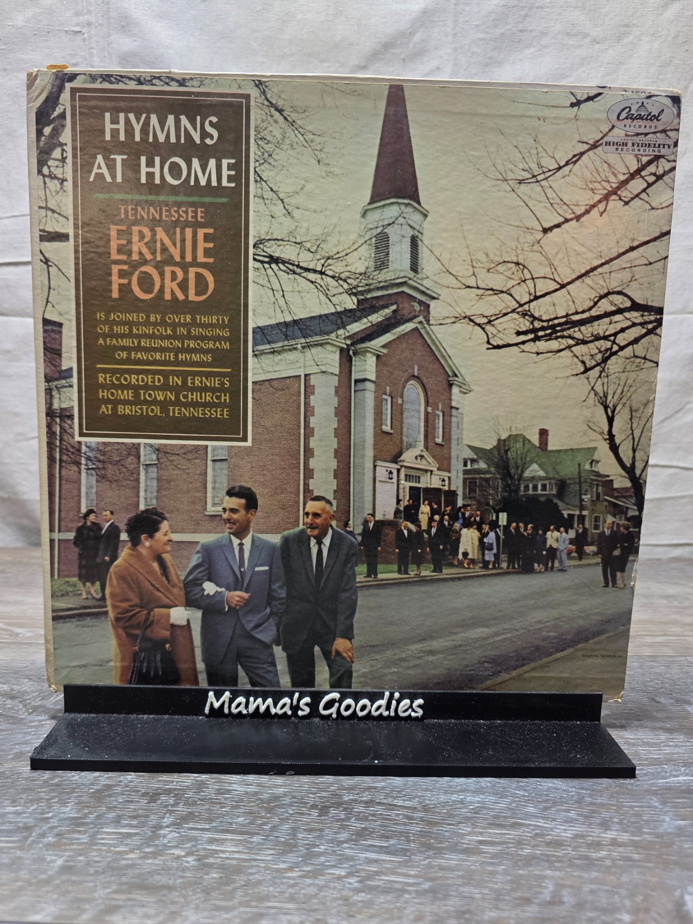 Tennessee Ernie Ford Hymns at Home Capitol T-1604 Mono LP