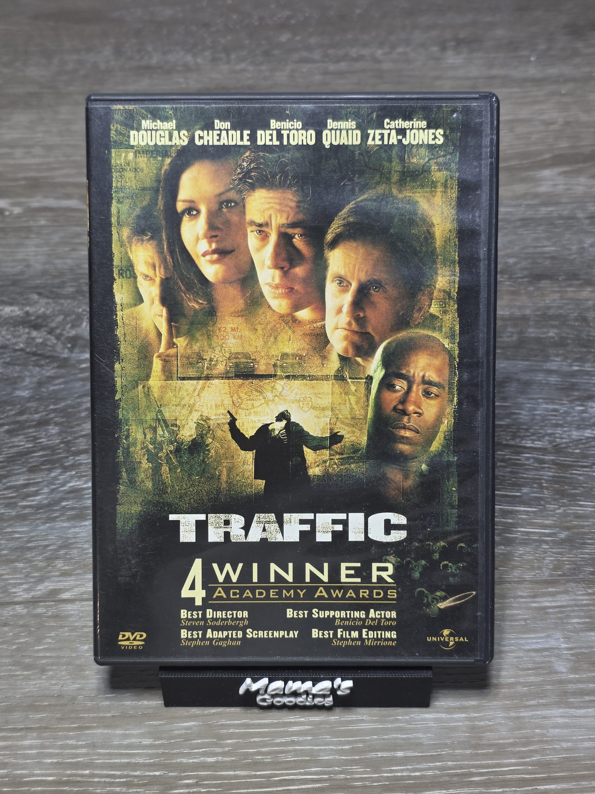 Traffic DVD Widescreen 2002 Michael Douglas Benicio Del Toro
