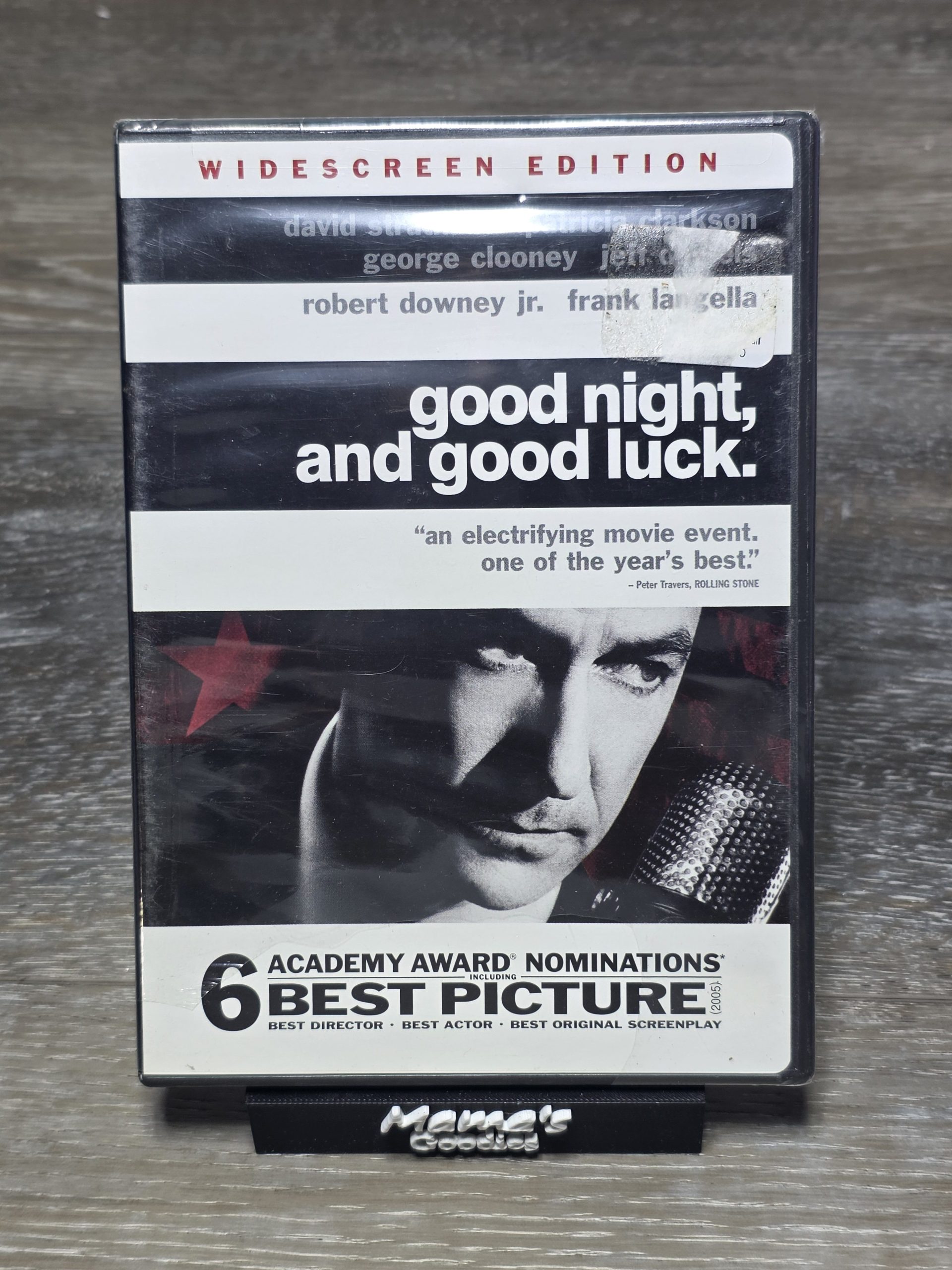 Night, and Luck DVD 2005 Widescreen George Clooney