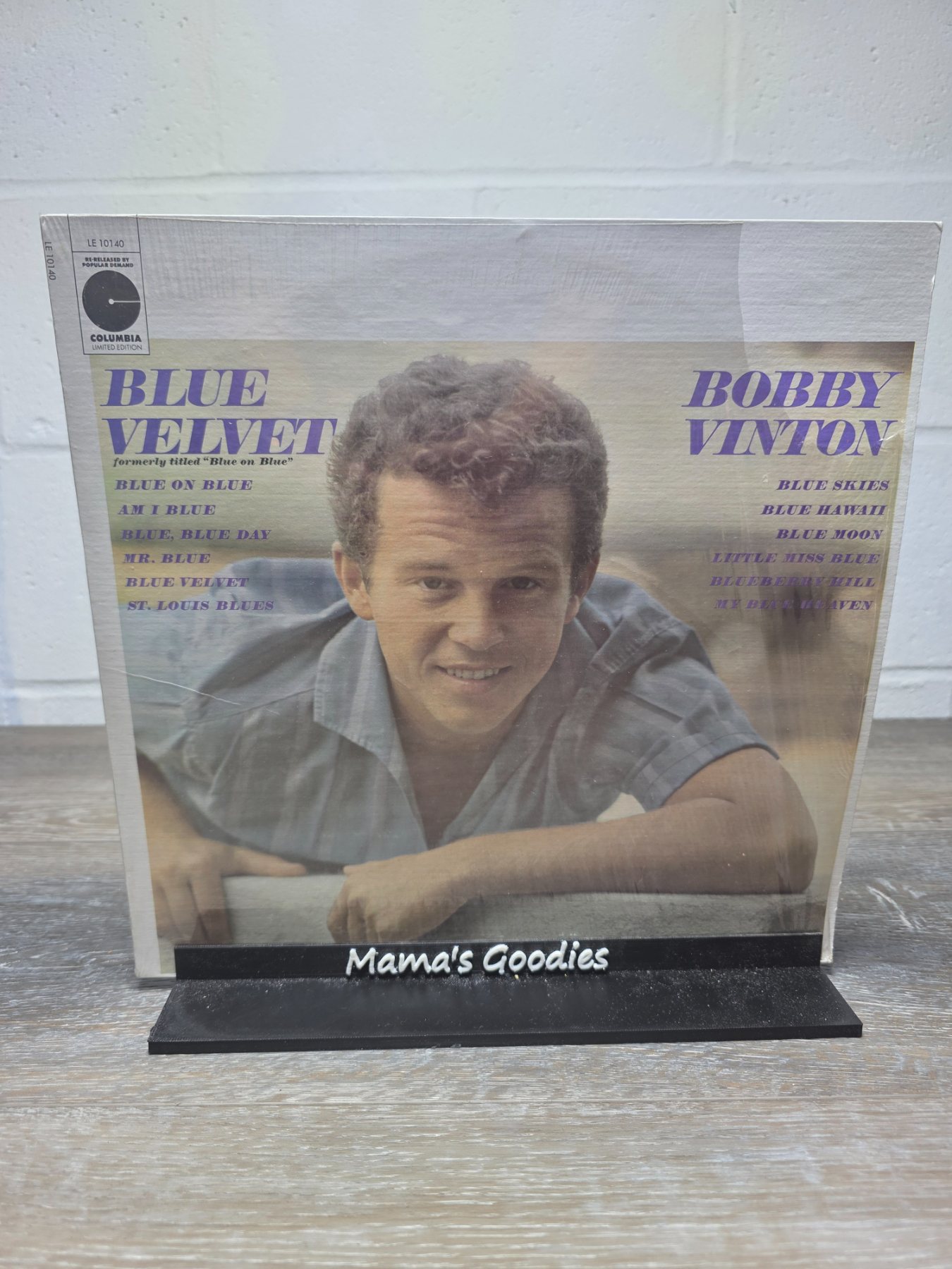 Bobby Vinton Blue Velvet Columbia Limited Edition LE 10140 Stereo LP