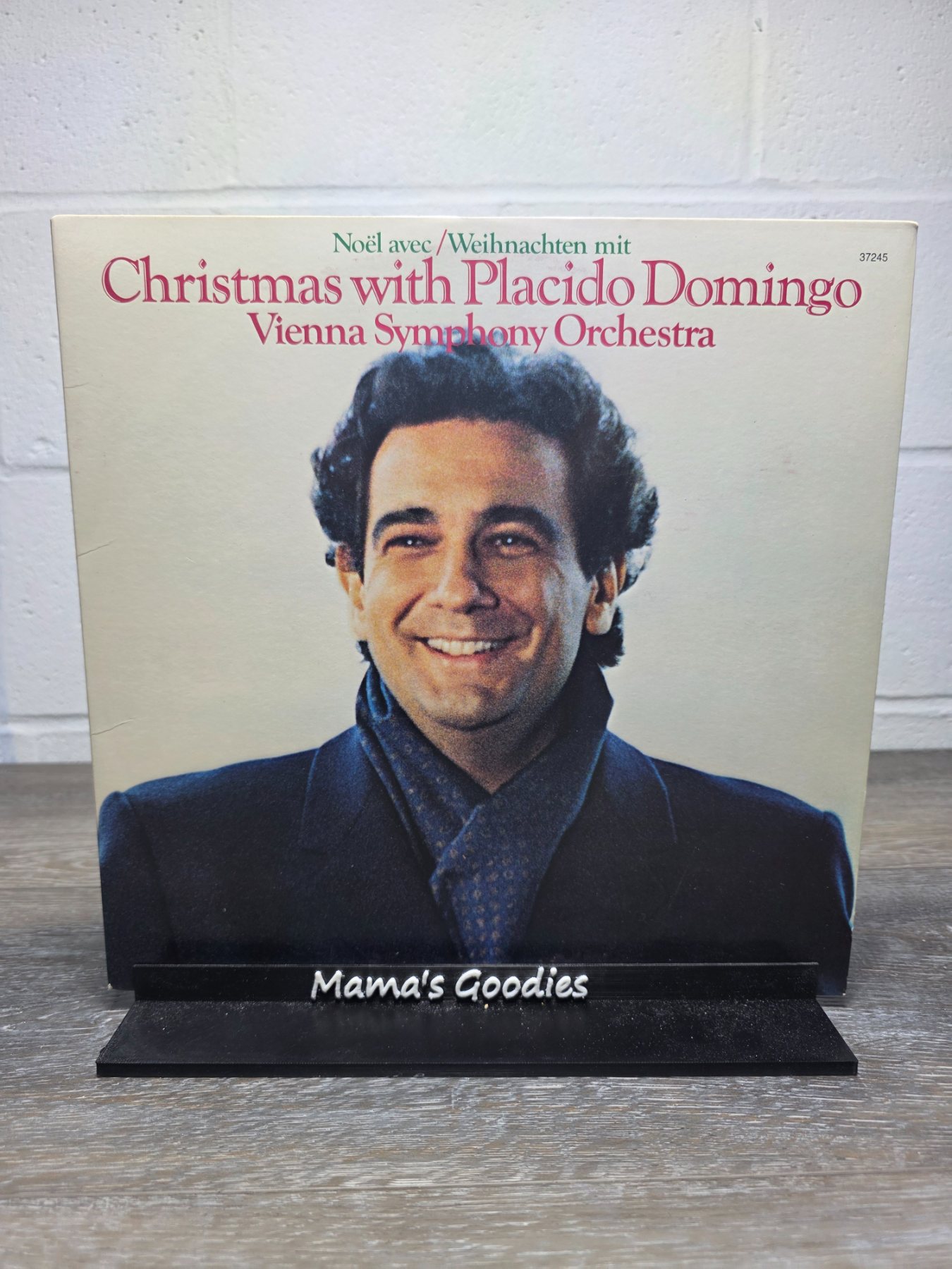Christmas With Placido Domingo Vienna Symphony Orchestra LP FM 37245