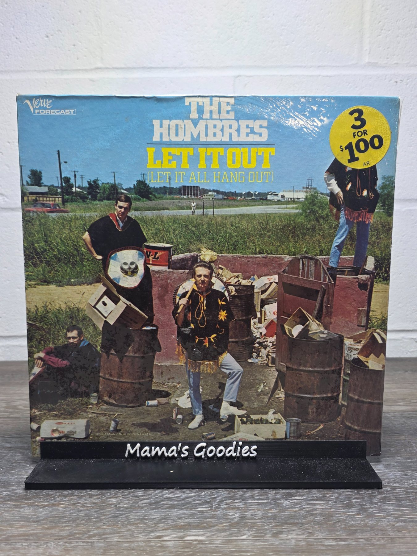 The Hombres Let It Out 1967 Verve Forecast FT 3036 Vinyl LP