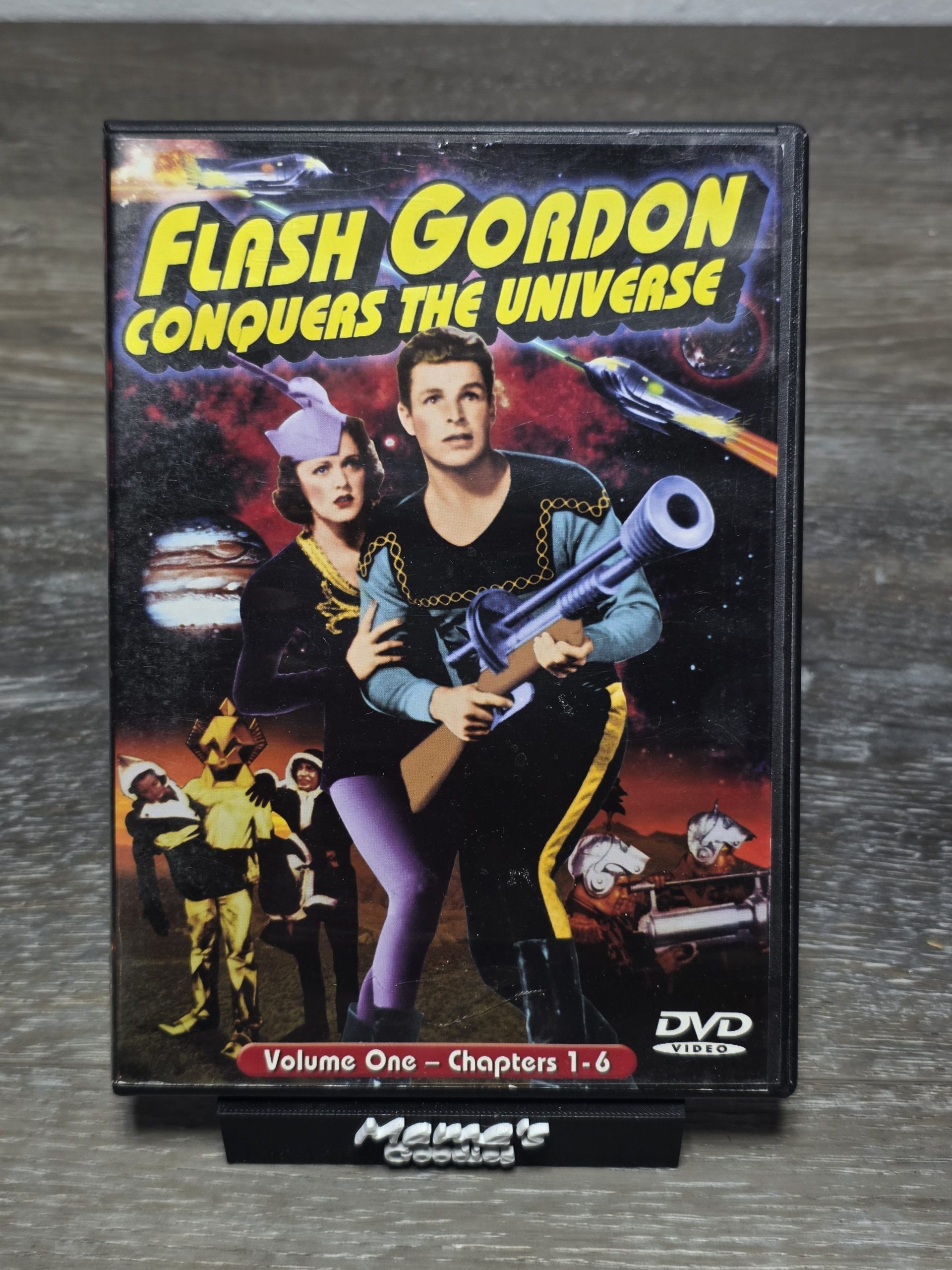 Flash Gordon Conquers the Universe Vol 1 Chapters 1-6 DVD Buster Crabbe