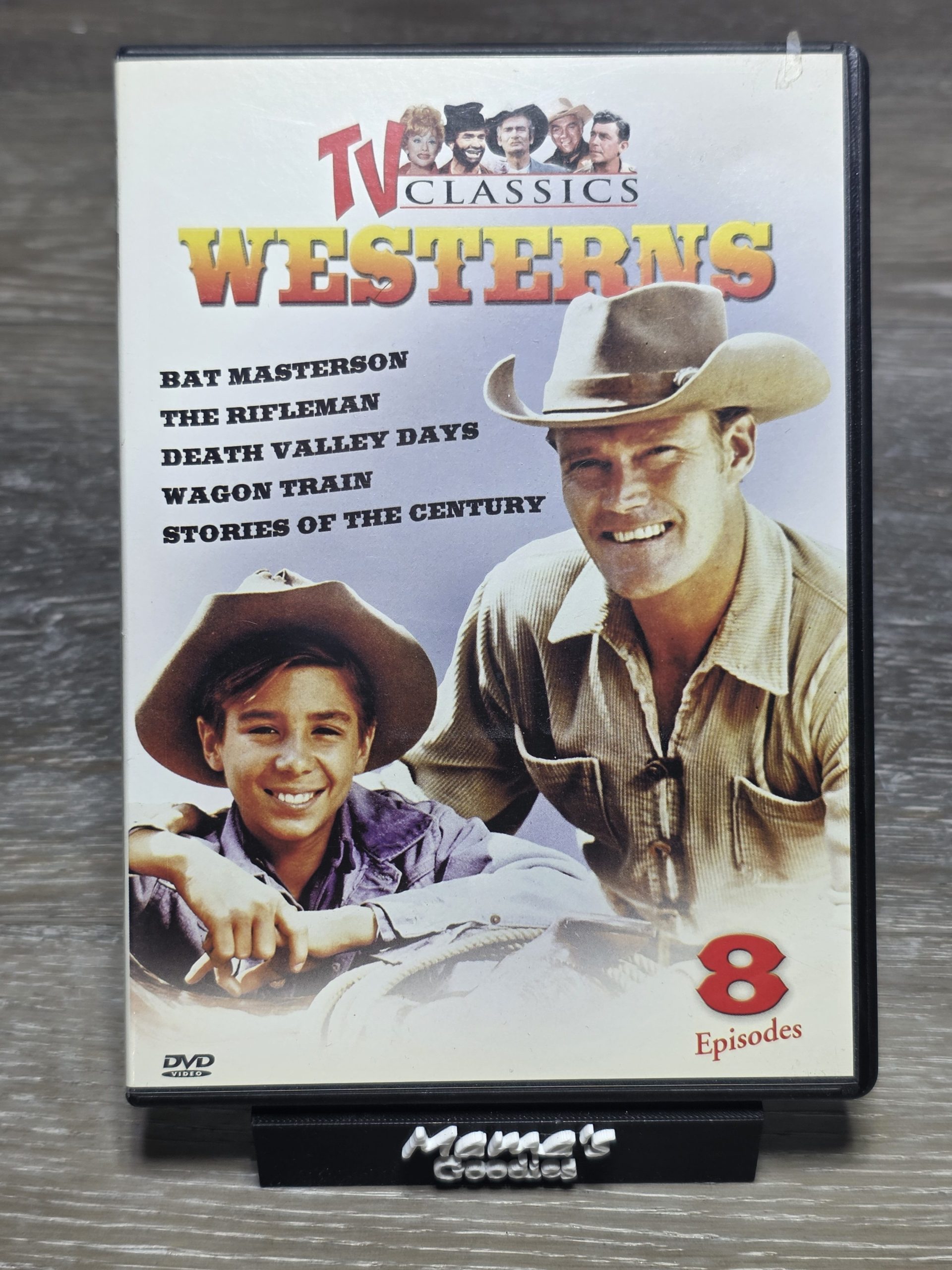 TV Classics Westerns DVD 8 Episodes Bat Masterson Rifleman 2003