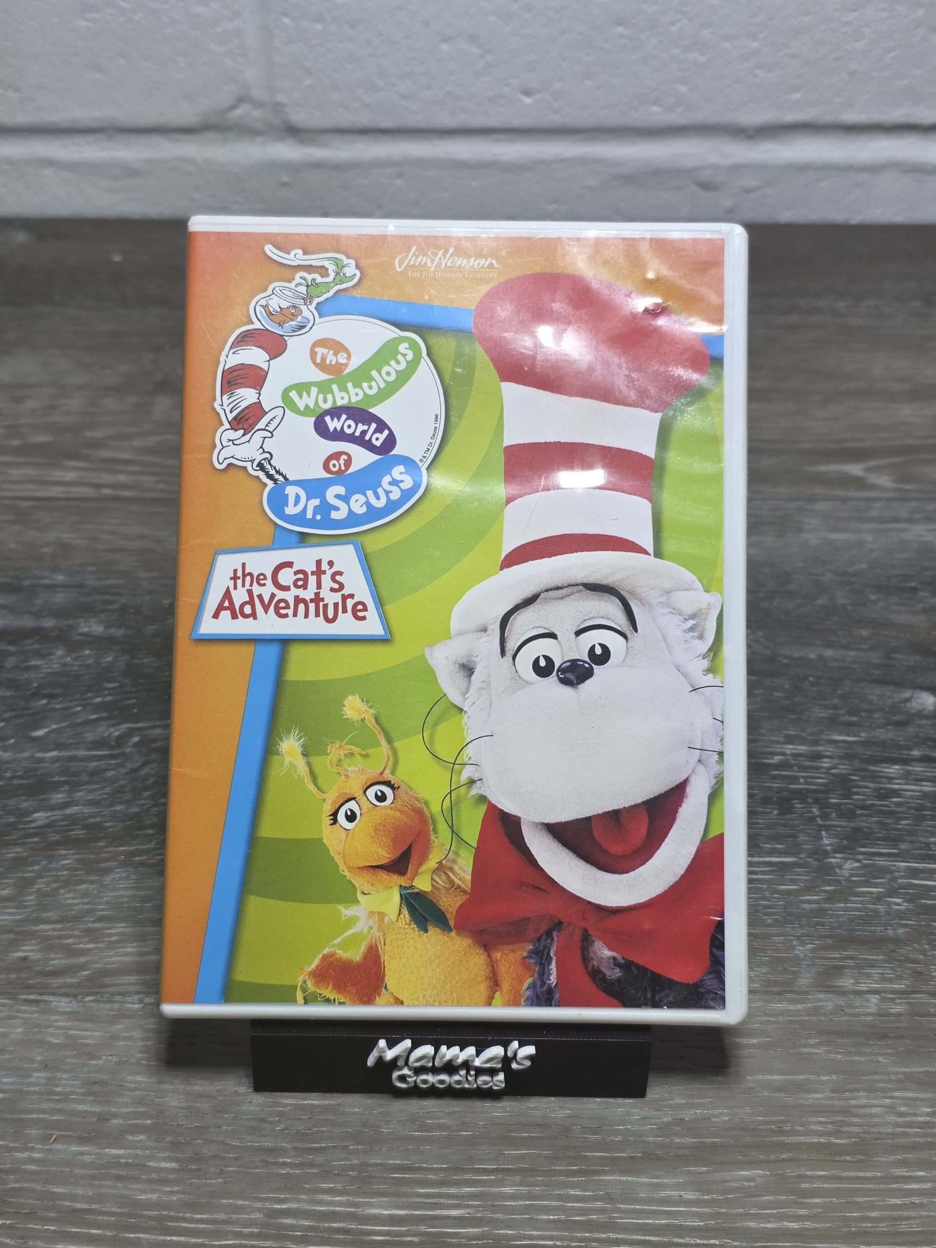 Dr. Seuss The Grinch Grinches the Cat in the Hat DVD Disc Wubbulous Case