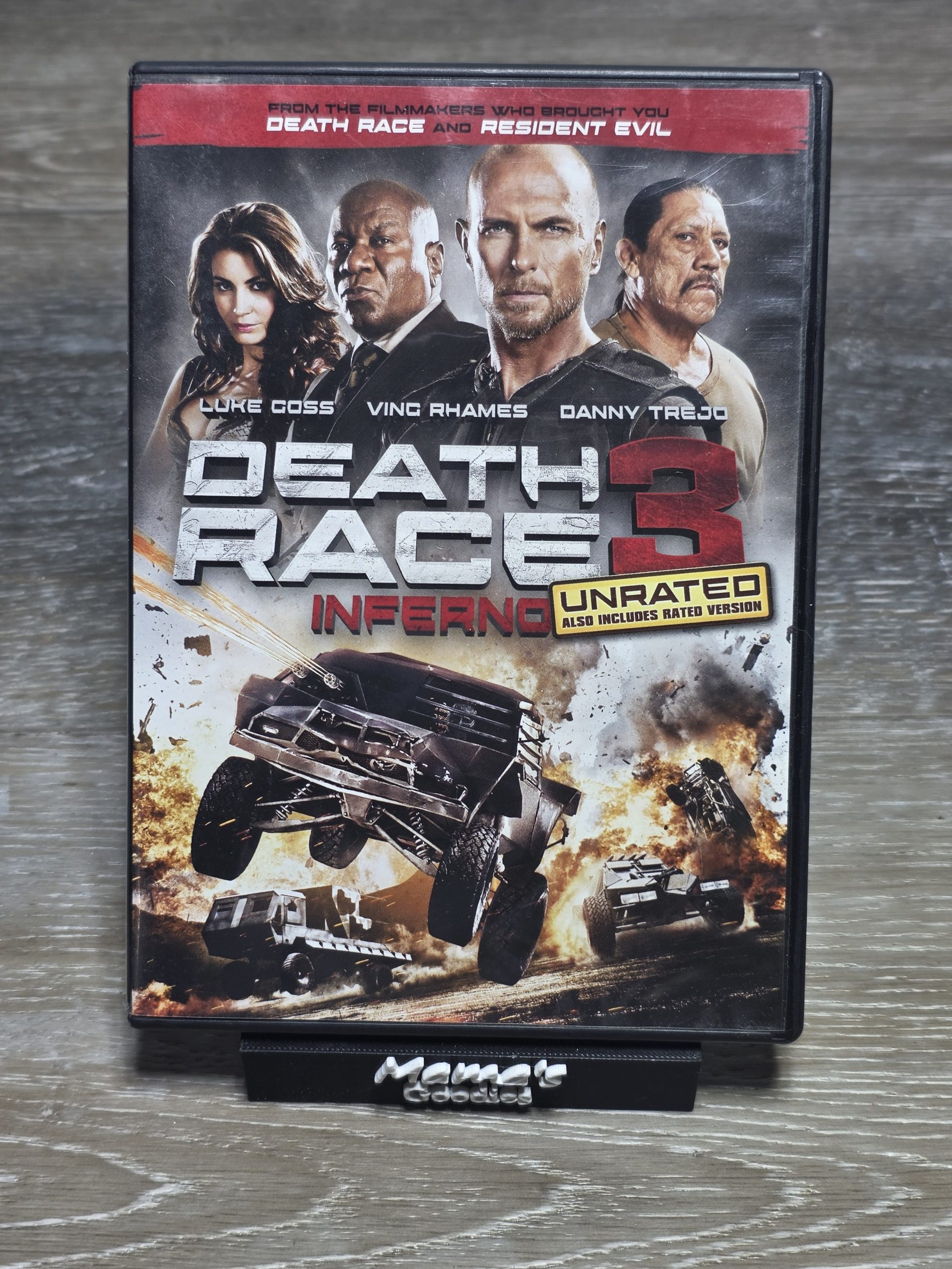 Death Race 3: Inferno Unrated DVD 2013 Luke Goss Ving Rhames Danny Trejo