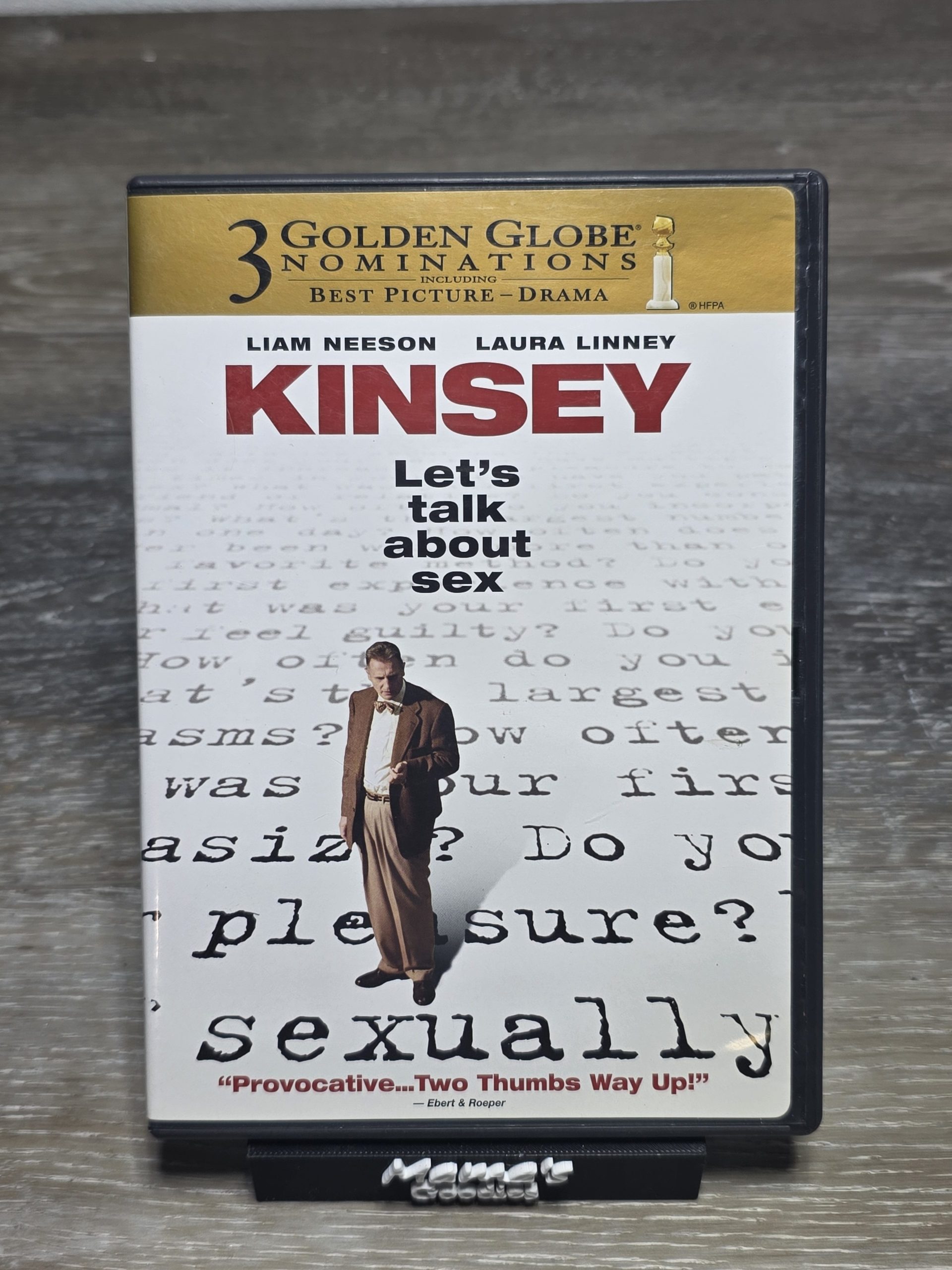 Kinsey DVD 2005 Widescreen Liam Neeson Laura Linney