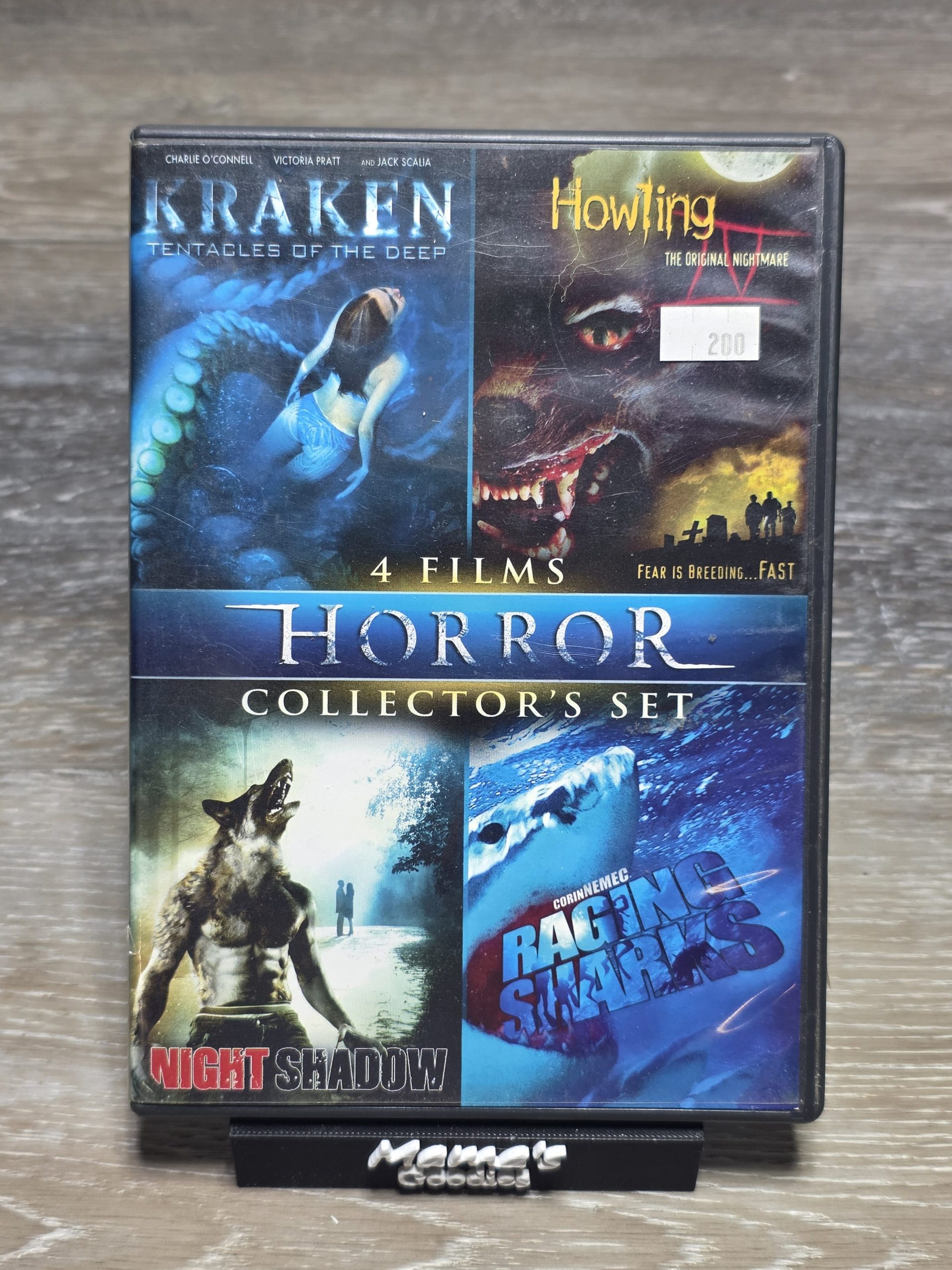 Horror Four Pack DVD Kraken Howling IV Night Shadow Raging Sharks 2010