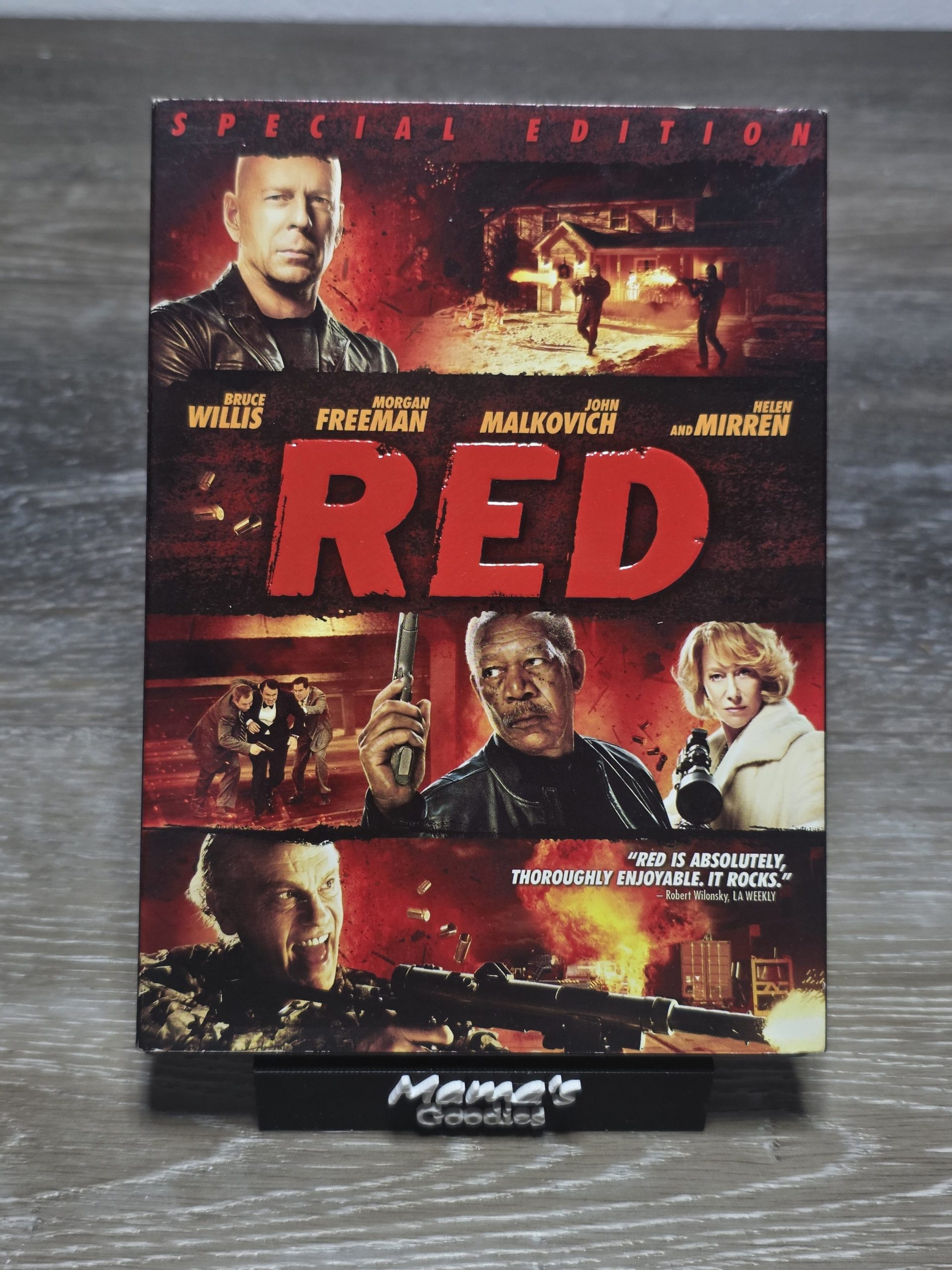 RED Special Edition DVD 2011 Bruce Willis Morgan Freeman