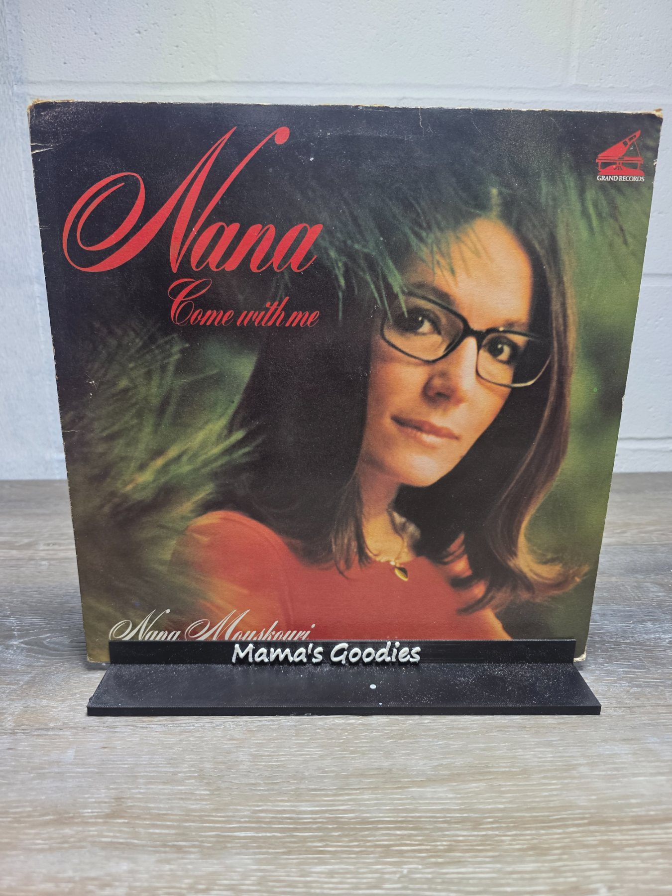 Nana Mouskouri Come With Me 1980 Grand Records GLP 80000 Vinyl LP
