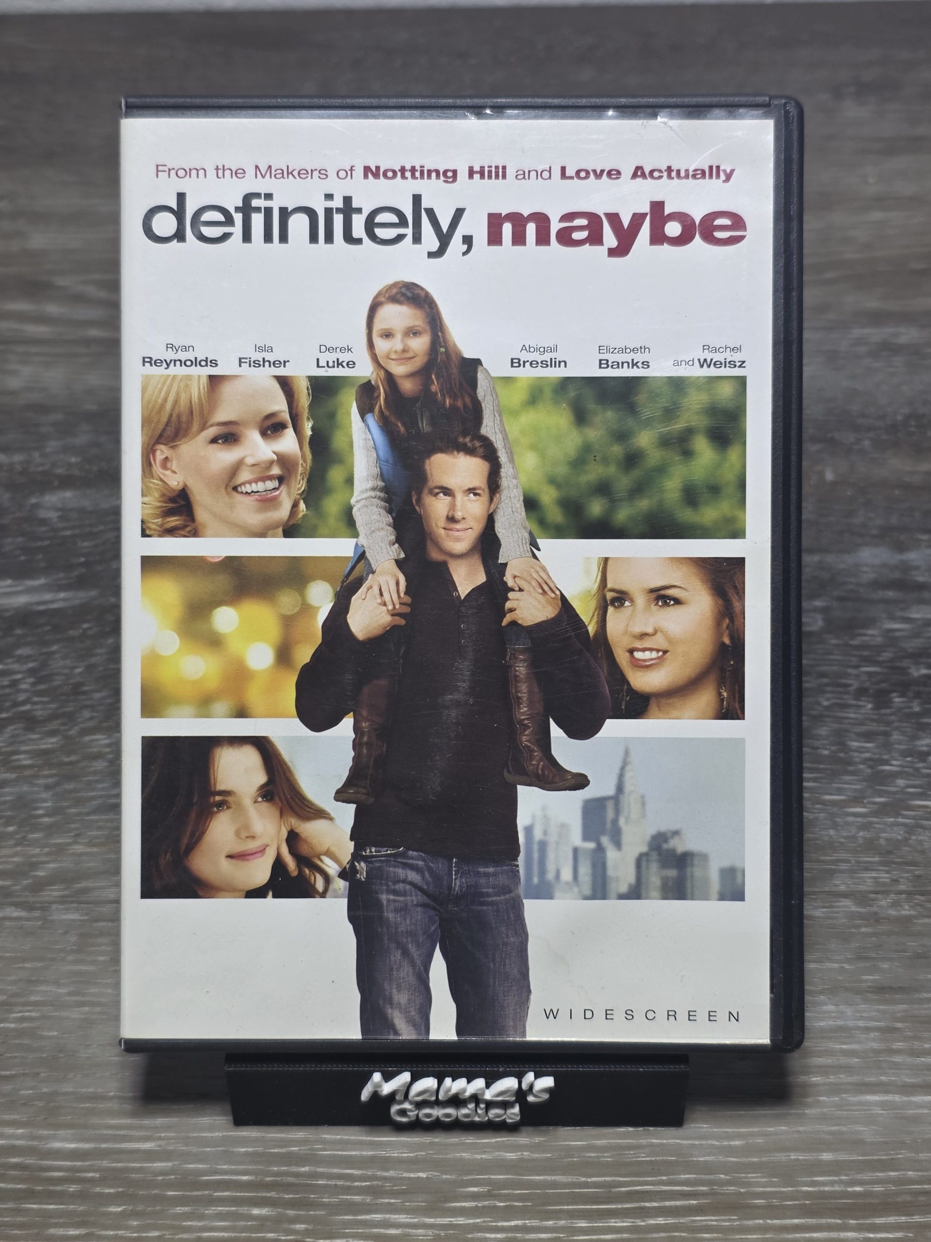 Definitely, Maybe DVD 2008 Widescreen Ryan Reynolds PG-13